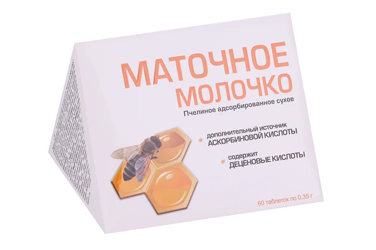 Молочко маточное Экко Плюс адсорбированное сухое 60 шт таблетки