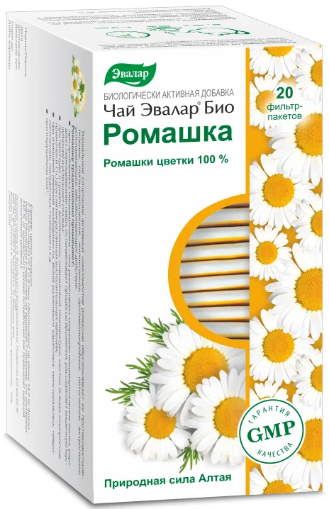 Чай Эвалар БИО ромашка 20 фильтр-пакетов