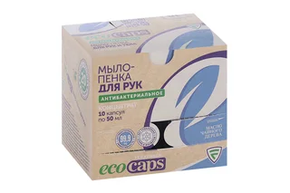 Мыло-пенка Flexfresh EcoCaps антибакт для рук концентрат масло чайного дерева 50 мл 10 шт