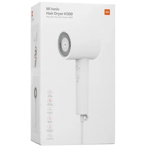 Фен Xiaomi Mi Ionic Hair Dryer H300 белый для ионизации