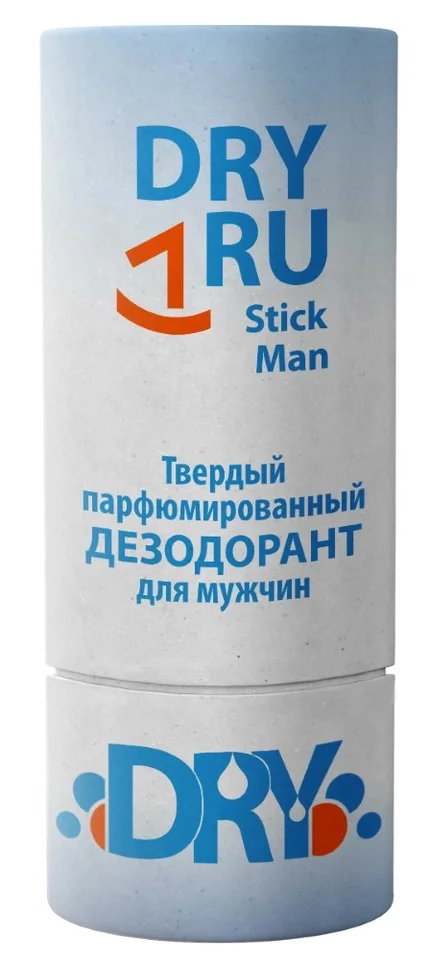Дезодорант Dry Ru Stick Man парфюмированный твердый, 55 мл