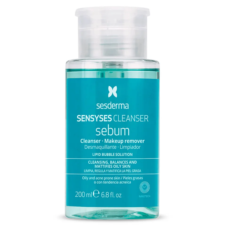 Sensyses Sebum Лосьон липосомальный для снятия макияжа для жирной и склонной к акне кожи 200 мл Sesderma