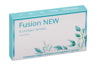 Линзы Okvision Fusion New контактные мягкие R 8.6/14.2 (диоптрия -6.00), 6 шт