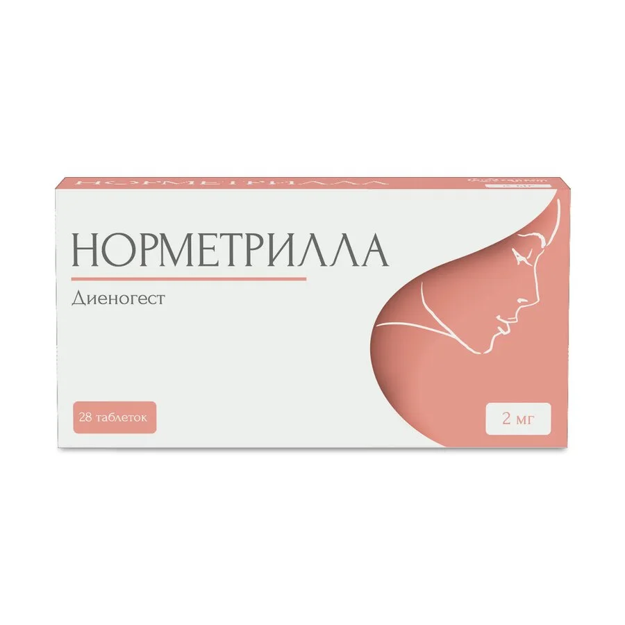 Норметрилла таблетки 2 мг 28 шт