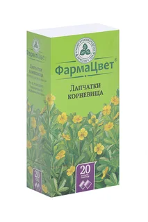 Лапчатки корневище ФармаЦвет 2,5 гр 20 шт сырье растительное измельченное