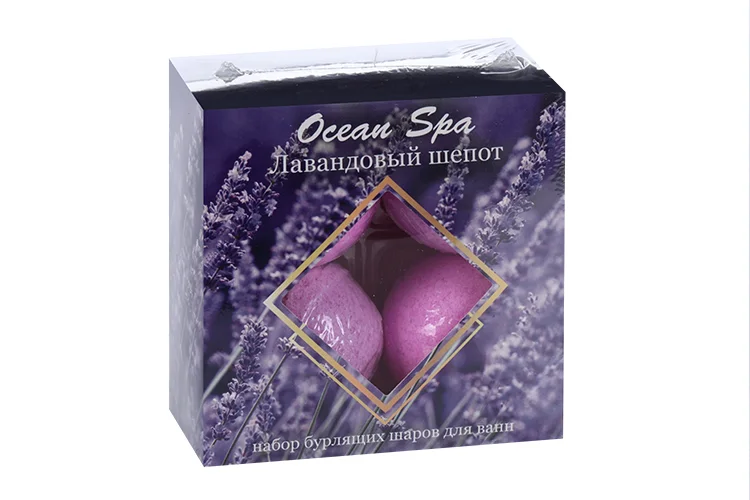 Набор Катрин бурлящие шары для ванн Ocean Spa лавандовый шепот 40 гр 4 шт