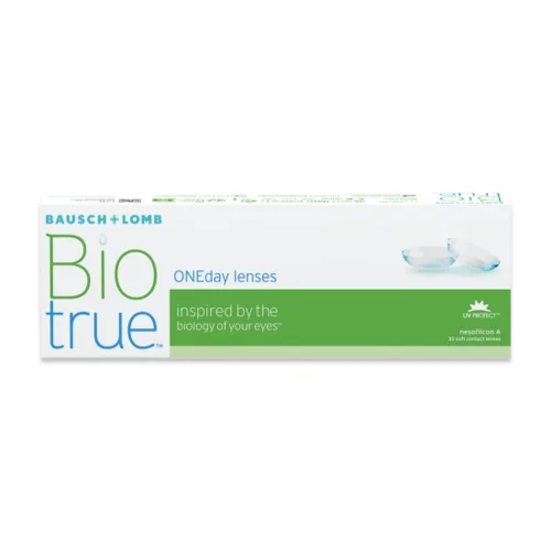 Линзы Bausch+Lomb BioTrue ONEday контактные R 8.6 (диоптрия +0,75), 30 шт
