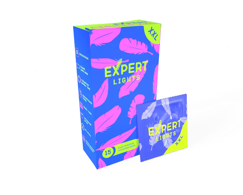 Презервативы Expert Ультратонкие увеличенного размера 15 шт.