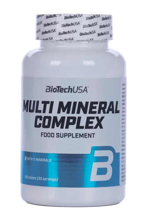 Минеральный комплекс BioTechUSA Multi Mineral Complex, 100 шт, таблетки