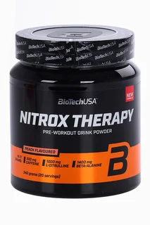 Комплекс предтренировочный BioTechUSA Nitrox Therapy персик, 340 г