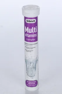Мультивитамины Sibivit 4 гр 20 шт таблетки шипучие со вкусом апельсина