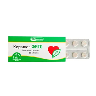 Корвалол Фито таблетки 50 шт
