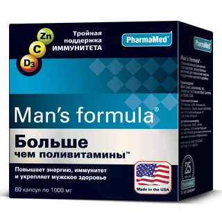 Мен-с формула Больше чем поливитамины капсулы 60 шт