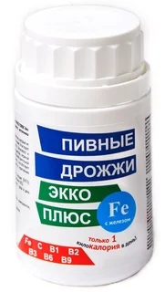 Дрожжи пивные железо таблетки 100 шт