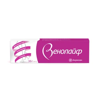 Венолайф Гель для наружного применения 0,25%+5%+2% туба 35 гр