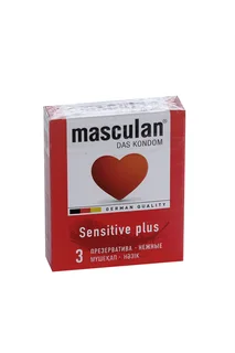 Презервативы Masculan DAS Kondom Sensitive Plus 3 шт