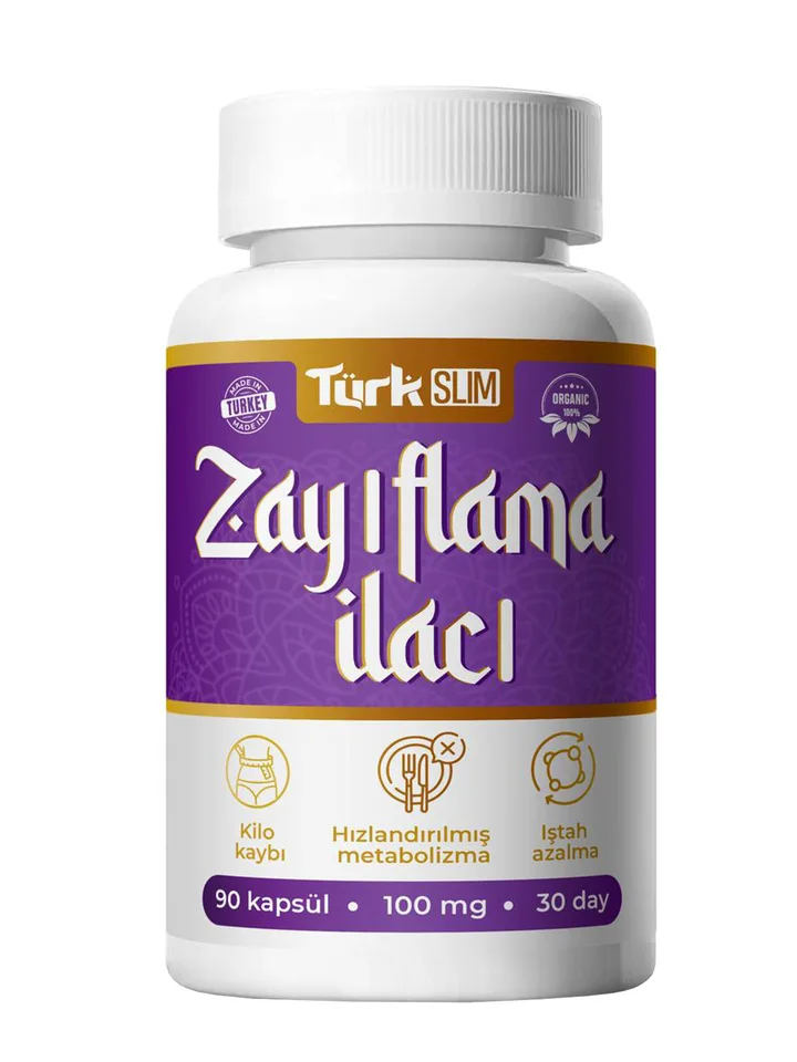 Turk Slim таблетки для похудения «Zayiflama ilaci» 90 шт