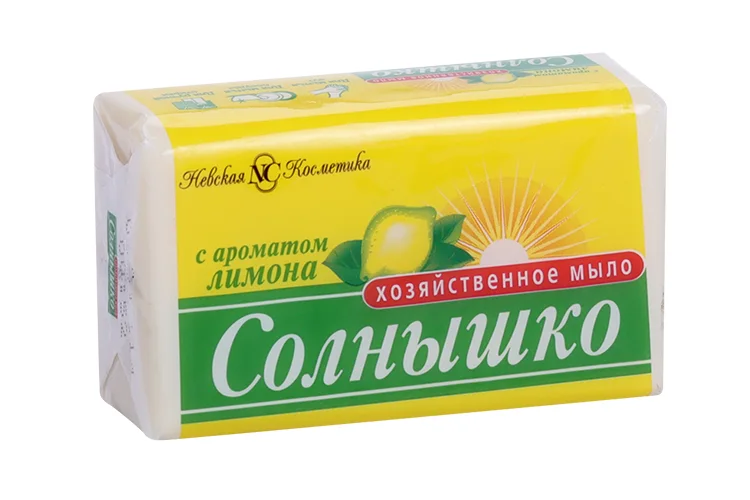 Мыло Солнышко хоз лимон 140 гр