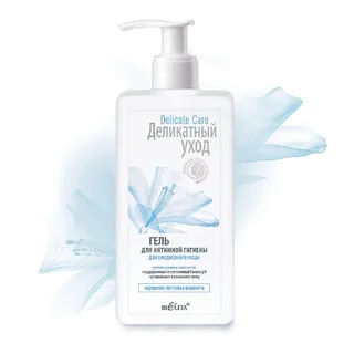 Гель для интимной гигиены для ежедневного ухода Delicate Care 255 мл Белита