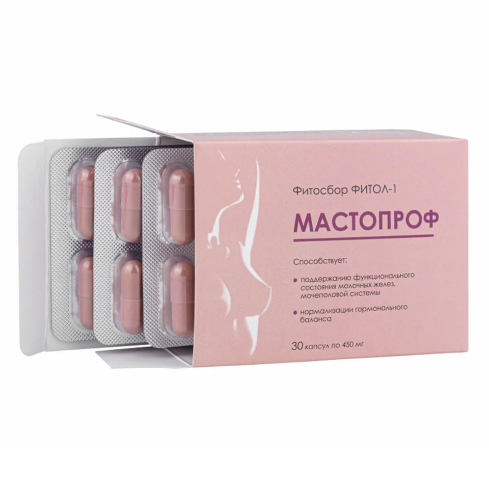 Фитосбор Фитол-1 Мастопроф 30 капсул Алфит Плюс