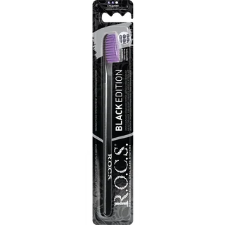 Зубная щетка Black Edition Classic средней жетскости R.O.C.S.
