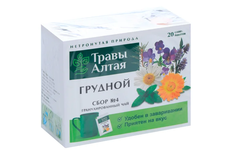 Грудной сбор №4 чай гранулированный 8 гр 20 шт