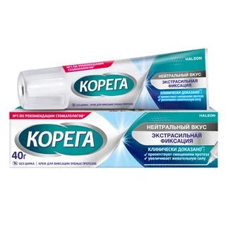 Корега Крем Для Фиксации Зубных Протезов 40 гр Нейтральный