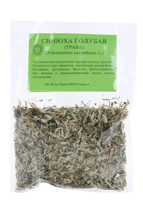 Синюха голубая дробленная 50 гр трава (4606675006826)