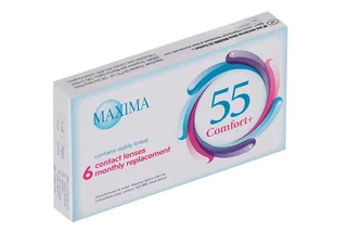 Линзы Максима 55 Комфорт плюс (диоптрия -5,0) 6 шт