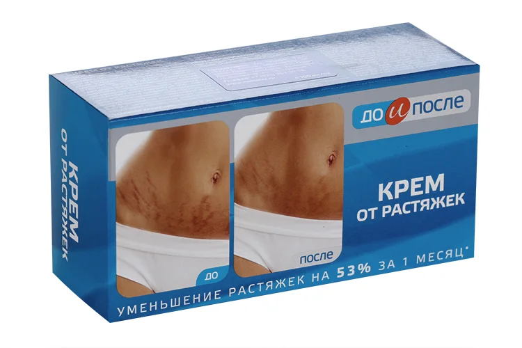 Крем Twins Tec от растяжек до и после для тела 100 мл