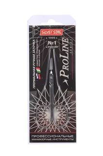 Ножницы Silver Star для кутикулы зауженные лезвия плечики Pro 508