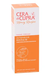 Крем Cera di Cupra Интенсив восстан с маточ молочк / экстр пенниворта для сух / поврежд кожи рук 75 мл