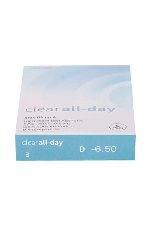 Линзы Clearlab Clear all-day контактные R 8,6 (диоптрия -6,5) 6 шт
