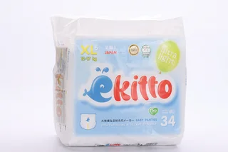 Трусики-подгузники Ekitto Premium Comfort Ultra Light XL (12-17 кг) 34 шт (4687201607618)