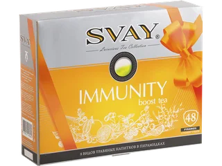 Чай для укрепления иммунитета (Immunity boost tea), 48 пирамидок, Svay