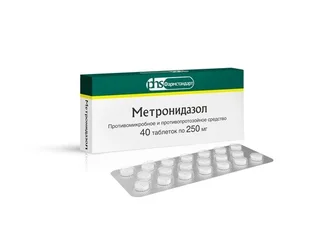 Метронидазол Реневал 250 мг 40 шт таблетки