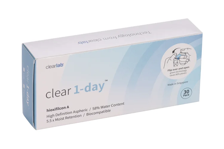 Линзы Clearlab Clear 1-day контактные R 8,8 (диоптрия +5,25) 30 шт