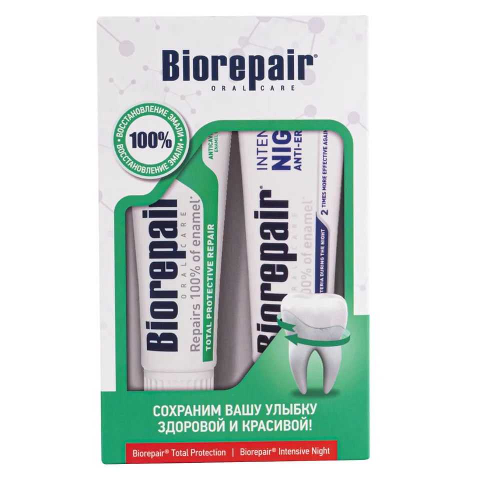 Набор зубных паст "Защита улыбки 24/7", Biorepair