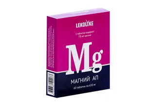 Магний АП Lekolike 650 мг 60 шт таблетки