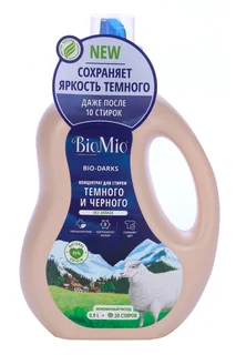 Гель для стирки BioMio Gel-Laundry Blacks&Darks черн / темн / джинс тканей 900 мл