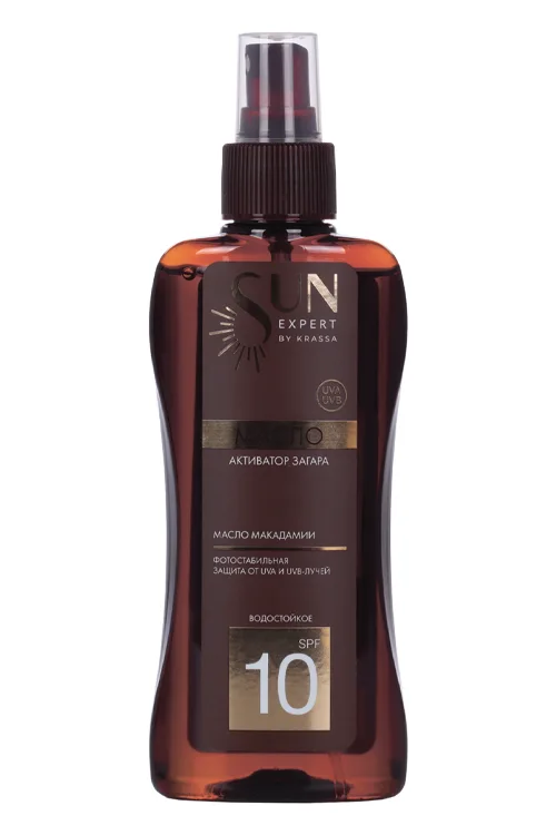 Масло-активатор загара Krassa для тела SPF10 180 мл (SE41504)