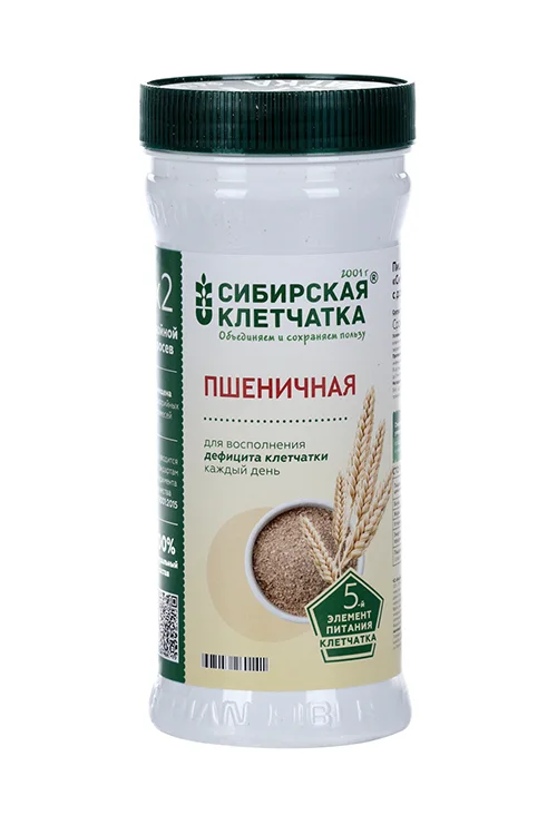 Сибирская клетчатка пшеничная 260 гр