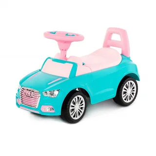 Игрушка Полесье Каталка-автомобиль SuperCar №2 со звуковым сигналом бирюзовая