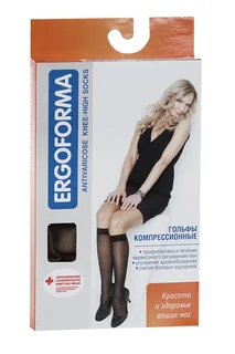 Гольфы Ergoforma жен. 2 компр. арт 321 р.6 телесн пара
