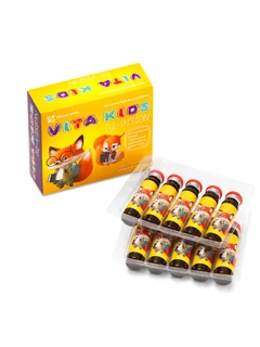 Vita Kids IQ-vision для улучшения зрения и умственной деятельности детей Clover Labs 10 флаконов по 10 мл
