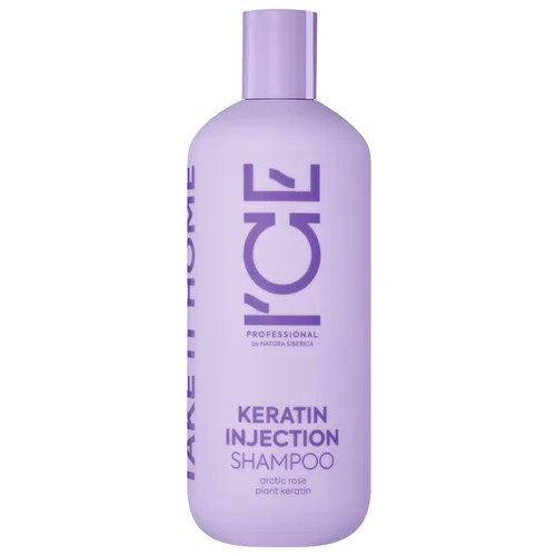 Шампунь ICE Professional by Natura Siberica для поврежденных волос Keratin Injection 400 мл