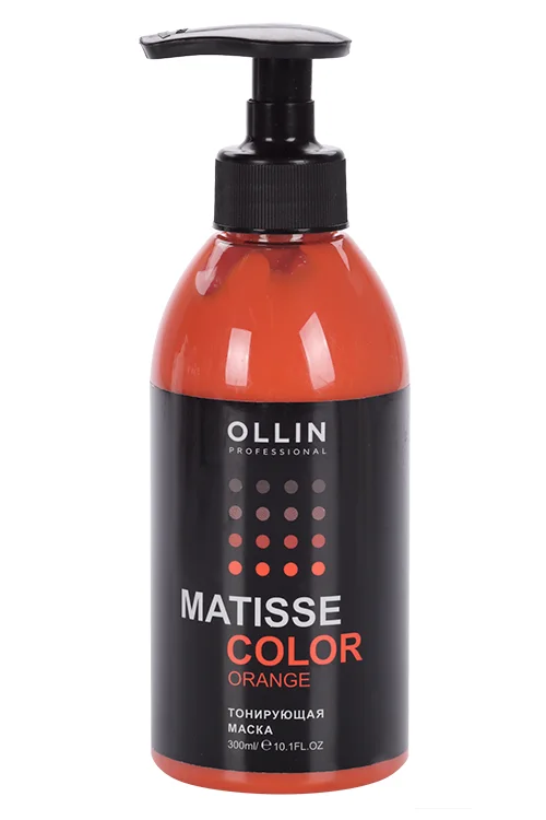 Маска Ollin Professional Matisse Color для тонирования волос оранж 300 мл
