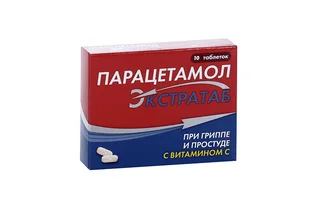 Парацетамол Экстратаб 500 мг+150 мг 10 шт таблетки