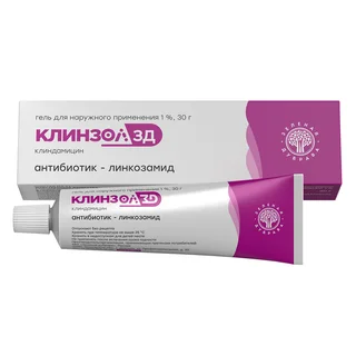 Клинзол ЗД гель для наружного применения 1% 30г