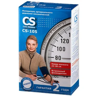 Тонометр Cs Medica Cs-105 Механический Со Встроенным Фонендоскопом